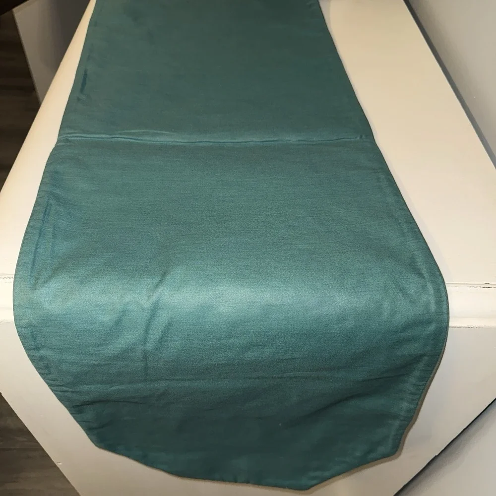 Tapestry Table Runner‎ Green Floral Elegant Country Cottage 42.5x12.5